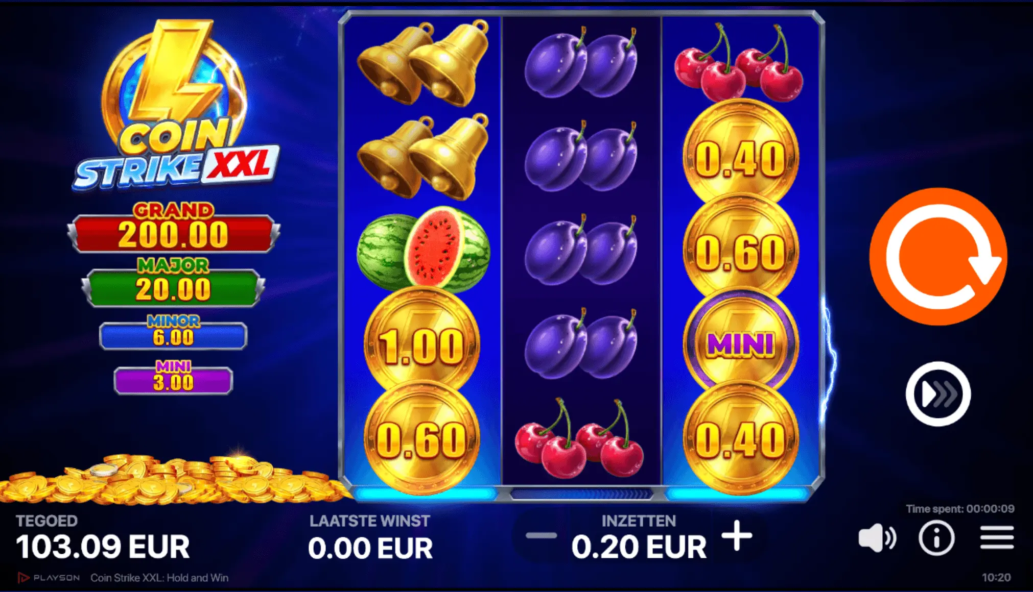 Coin Strike XXL Hold and Win Slot Demo by Playson